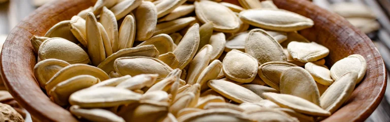 pumpkin seeds closeup